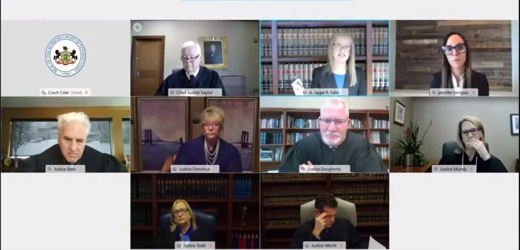Supreme Court Hearing Footage